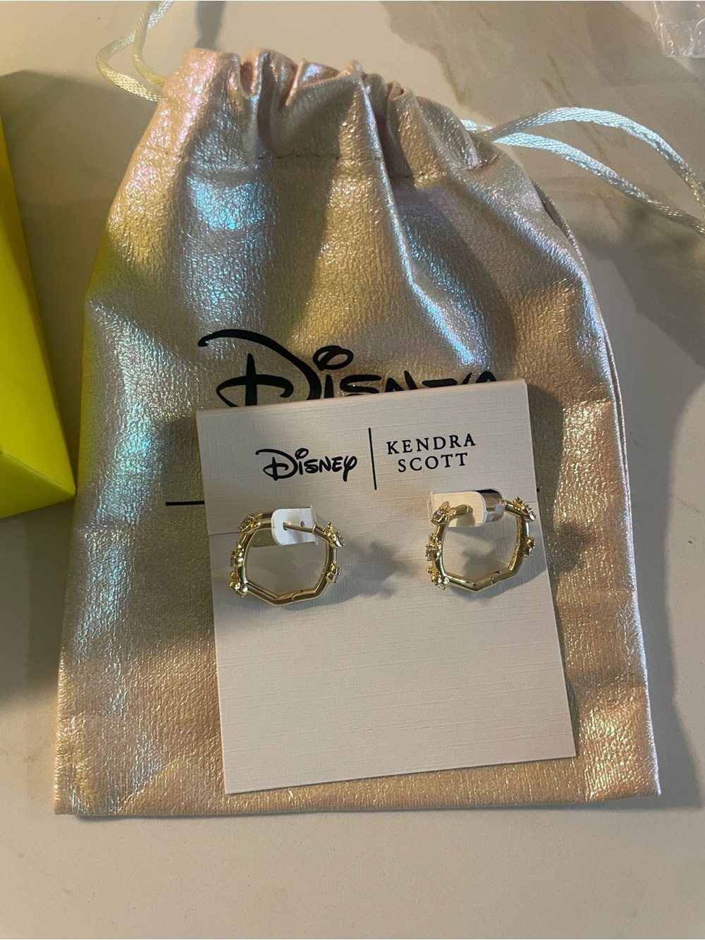 Kendra Scott  Gold Hoop Earrings Disney